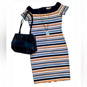 Michael Kors * Off-Shoulder Midi Dress * Size S